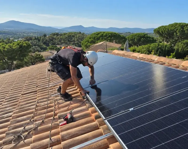 Installateur panneaux solaires Saint-Michel-Labadié — pose photovoltaïque sur toiture